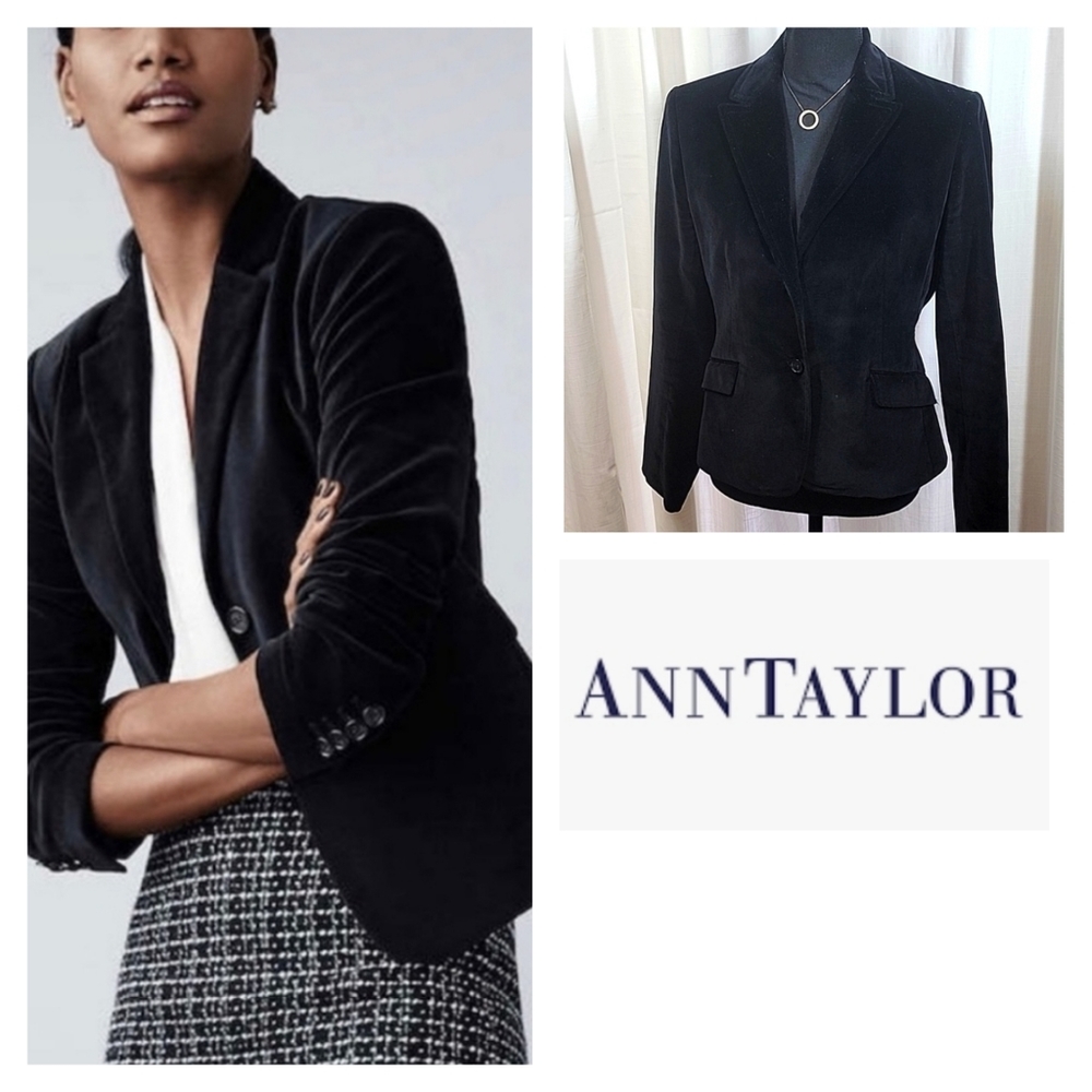 Ann Taylor Velvet Blazer